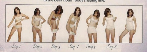 Push panty ohne bein - push, up